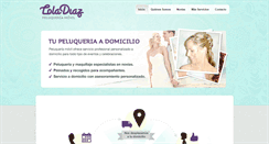 Desktop Screenshot of peluqueriamovil.com